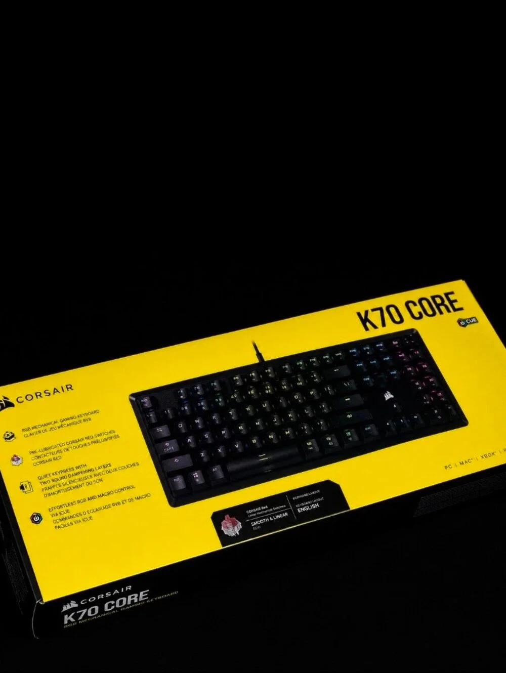 Corsair K70 Core RGB Mechanical Gaming Keyboard - New Sealed